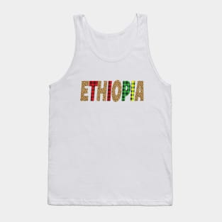 ETHIOPIA word art design Tank Top